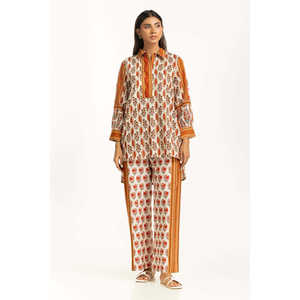 ชุดเสื้อกางเกง IPST-55016 2ชิ้นลายโบฮีเมียนแบบไขว้สำหรับฤดูใบไม้ผลิ/ฤดูร้อน XS M XL XXS XXS - Product Image 2