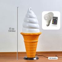 Vente chaude Artificielle Crème Glacée Cône Modèles Simulation Crème Glacée pour La Maison Magasins Mise En Scène Photographie Décoration