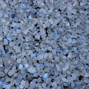 Ensemble de pendentifs en pierre de lune pour collier et pendentif en pierre précieuse, bijoux en quartz brut, en pierre précieuse brut, cristal naturel, petite taille - Product Image 5