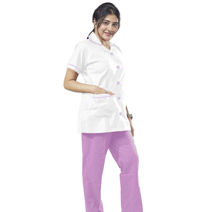 Nuevo estilo, elástico, logotipo personalizado, uniformes de Hospital, batas de laboratorio médico, uniforme de enfermera, uniformes médicos, traje hecho en Pakistán - Product Image 2