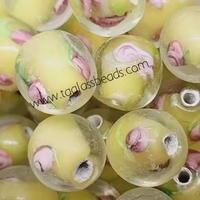 Perles en verre cristal de l'Inde assorties de plusieurs options pour les perles Dreadlock Destash