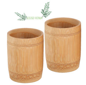 Tasse en bambou réutilisable de haute qualité et échantillon gratuit/tasse en bambou avec logo laser gravé Fabriqué en Eco2go Viet Nam - Product Image 4