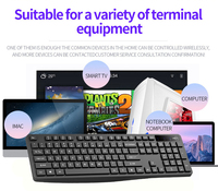 Combo de Teclado y Mouse Inalámbricos UMILA con 12 Teclas FN, Compatible con PC y Laptop, Soporte para Windows, en Stock para Uso con Teléfono