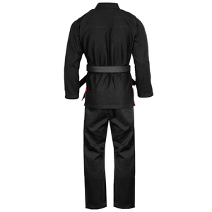 ชุดยูโด/บราซิลเลียนยิวยิตสู (BJJ) สีขาวดำ ปักโลโก้ตามสั่ง ขายส่ง ผ้าฝ้าย 100% ระบายอากาศ แห้งเร็ว ขั้นต่ำ 10 ชุด - Product Image 4