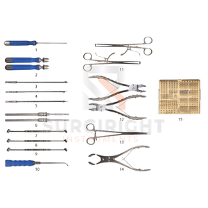 Juego de instrumentos Surgiright, instrumentos quirúrgicos ortopédicos eléctricos para laminoplastia Cervical, instrumentos quirúrgicos dentales - Product Image 1