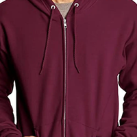 Sweat à capuche zippé premium marron, épais, style streetwear, 100% coton, coupe oversize, directement de l'usine de Sialkot