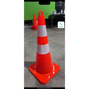 Di alta qualità 18 28 30 36 pollici cono in PVC con Base nera ad alta intensità prismatico riflettente IP55 protezione per avviso di traffico - Product Image 4