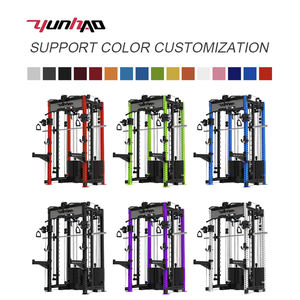 Highly Customizable Commercial Gym Rack Smith Machine Pulley Cable Squat Rack Comprehensive Training <strong>Fitness</strong> <strong>Equipment</strong> - Product Image 5
