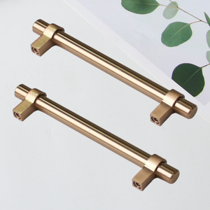 Poignée d'armoire de bar contemporaine en alliage de zinc pour commode de cuisine quincaillerie de porte de meubles intérieurs multifonctionnelle pour commode - Product Image 2