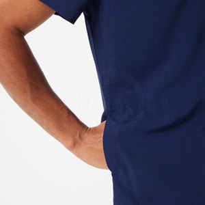 Medical Nursing Cotton <b>Scrub</b> Suits Wholesale Customizable Short Sleeve Tops Pants <b>Scrub</b> <b>Sets</b> for Online Sale - Product Image 4