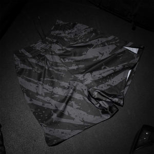 กางเกงขาสั้นเอวสูงสำหรับผู้ชายกางเกงกีฬาขาสั้นแบบหลวมระบายอากาศได้ดีเป็นมิตรกับสิ่งแวดล้อมสีพื้นยืดหยุ่น - Product Image 3