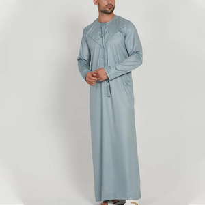 Túnicas de Algodón Estilo Saudí 2025, Ropa Casual Transpirable y Ligera, Moda para Eid, Ramadán y Hajj, Buen Precio, la Mejor para Musulmanes - Product Image 3