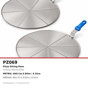 Plateau à pizza Fida pour 6 tranches, 40 cm - Product Image 4