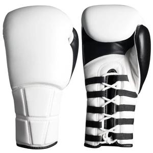 Gants de boxe sur mesure en cuir véritable, style à lacets, nouvelle conception OEM, toutes les couleurs, poignée à lacets, réglables, CP-BG-21 - Product Image 5