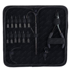 Kit d'outils d'extension de cheveux Micro Nano Perles Pince d'ouverture de sertissage Anneau de séparation de cheveux et outil de boucle Pinces à cheveux Prix de gros - Product Image 2