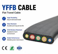 Hochflexibles CE-Zertifiziertes YFFB Flachkabel für Kran- und Aufzugs-Stromversorgungssysteme, Entspricht den IEC60227-Standards