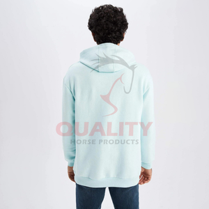 Men's 100% Cotton Polyester Winter Fleece <b>Hoodies</b> Solid Pattern Thermal Pullover <b>Hoodies</b> with Personalized Hood Sweatshirts - Product Image 6
