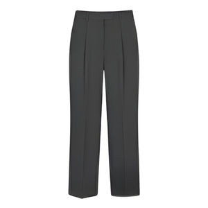 Pantalones de Trabajo Casuales de Oficina para Mujer, Cintura Media, Cierre con Cordón, Secado Rápido, Transpirables, de Lona, Lisos, 100% - Product Image 1