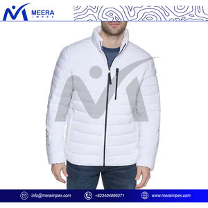 Parka d'hiver légère pour hommes, veste à capuche épaisse et chaude avec col montant, coupe-vent et imperméable, mode extérieure décontractée - Product Image 2