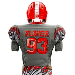 Ropa de equipo de fútbol americano Premium, camisetas de diseño personalizado, característica transpirable de manga corta, fabricante de proveedores a granel al por mayor - Product Image 6