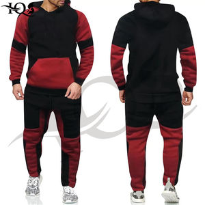 ชุดวอร์มใส่ได้ทั้งชายและหญิงพร้อมแผงดีไซน์ว่างเปล่าแบบ2-in-1มีฮู้ดสไตล์สปอร์ตฤดูหนาวปิดด้วยเชือกผูกระบายอากาศได้ดีและเป็นมิตรกับสิ่งแวดล้อม - Product Image 1