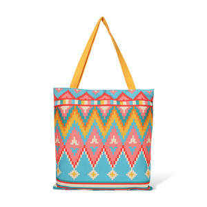Vibrant Art Printed Cotton Canvas Fabric Tote <b>Bags</b> With Zipper Closure Best Art <b>Work</b> Print On <b>Bag</b> Something Unique Pattern <b>Bags</b> - Product Image 3