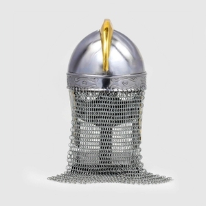 Battle Ready Viking Vendel Helm Spectacle Casco Cota de malla - Product Image 4