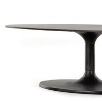 Table basse moderne en métal écologique de luxe, design tulipe, pour petit appartement, salon, meubles de maison, M.R. Modèle artisanal