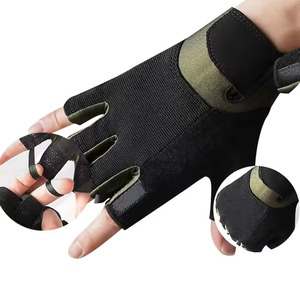 Guantes de Ciclismo de alta calidad, guantes de bicicleta de dedo corto, tela suave de malla, transpirables, absorbentes de golpes, gimnasio, activistas al aire libre - Product Image 2