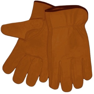 Cowhide Grain Leather Heavy Duty Driving <b>Gloves</b> Soft Comfortable Long Lasting Safety Work Handling <b>Gloves</b> Industrial Personal - Product Image 3