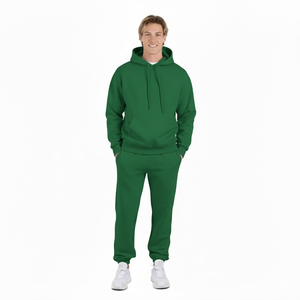 Ensemble de sweat-shirt et de jogging en molleton de coton pour homme de qualité supérieure |   Survêtement personnalisé ultime avec logo |   Vêtement de sport en gros - Product Image 2