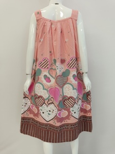 Camisón sin mangas sexy para mujer, ropa de dormir de cintura elástica de rayón con correas de cinta para el verano - Product Image 2