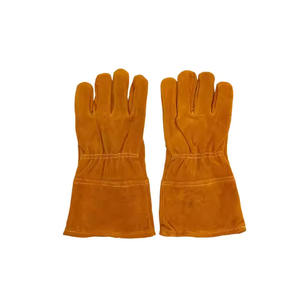 Guantes de soldadura de seguridad de cuero Precio barato Uso de alto rendimiento durante el trabajo de soldadura Guantes protectores - Product Image 2