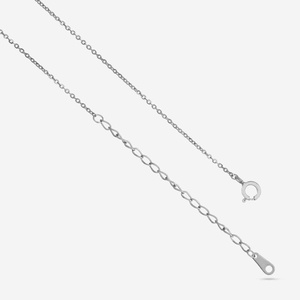Collier en argent 92,5 plaqué or 191488, chaîne à maillons romantique et religieuse pour mariage, fête, anniversaire, style religieux et romantique - Product Image 5