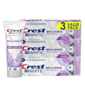 Pasta Dental C-rest 3-D White Brilliance, Espuma Blanqueadora y Refrescante para el Cuidado Bucal - Product Image 1