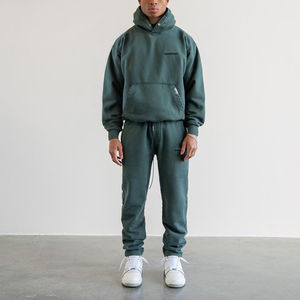 OEM personalizado Unisex 400gsm Sudadera con capucha 2024 para hombre de algodón polar deporte hombres chándal en blanco conjunto de pantalones de chándal de alta calidad y conjunto de Sudadera con capucha - Product Image 2