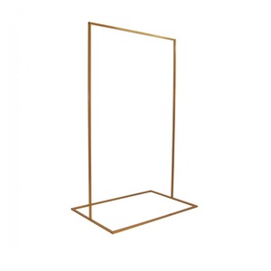 Support de bienvenue en fer couleur or au design admirable forme et taille personnalisées de haute qualité support de bienvenue de mariage en vrac - Product Image 5
