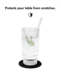 Elegant Latest Perforated Round Modern Luxury HOT SALE Coaster With Artistic Etched Accent for Home Decor and <b>Table</b> <b>Protection</b> - Product Image 5