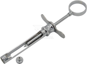 Cánula de seguridad profesional Manual de acero inoxidable de alta calidad, jeringa Dental autoaspirante, instrumentos quirúrgicos reutilizables CE - Product Image 3