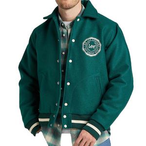 Chaqueta Bomber de Invierno para Hombre, Estilo Letterman, Bordado Chenille Personalizado, Polar, Moda Urbana, Talla Grande, Estilo Urbano - Product Image 1