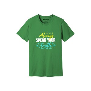 Thèmes de gentillesse imprimer 100% t-shirt en tissu de coton 160-180 à lourd GSM 12 couleurs disponibles Personnalisé votre propre conception et placement - Product Image 1