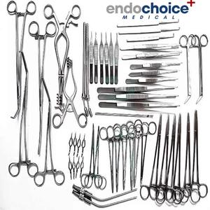 Ensemble de chirurgie vasculaire certifié CE 97-Pcs Source d'alimentation manuelle Endochoice Instruments chirurgicaux médicaux en acier inoxydable Base chirurgicale - Product Image 1