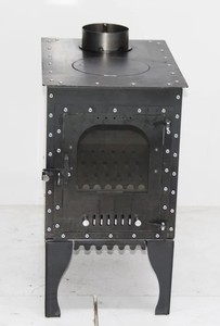 Poêle à bois autoportant léger Dorello New 09 en fonte d'aluminium, portable pour usage extérieur et intérieur, camping et cabane - Product Image 3