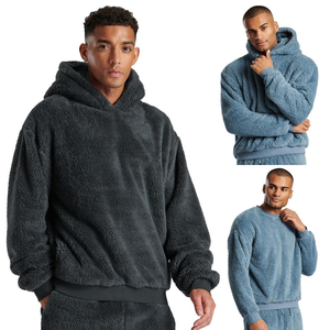 Premium personnalisé pour hommes Vêtements d'hiver décontractés Hoodies Pullover Heavyweight Oversized Fleece Hoodies - Product Image 3
