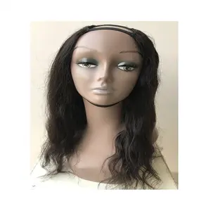 Best Raw Indian Temple Virgin 100% Unprocessed Natural Wave U Part Wavy Wholesale Price For Top Company Human Hair Wig Suppliers