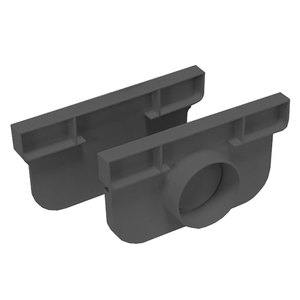 Tappo per Canale Modulare A15 ''compact'' L. 11 X A. 5.4 - Scarico 40 Mm - Product Image 1