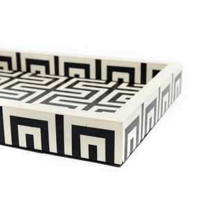 Aaliyan ถาดเสริฟด้านบนสุดคลาสสิกของ impex ถาดขนมแบบสั่งทำสำหรับใช้ในครัวถาดใส่กระดูกออตโตมัน - Product Image 3