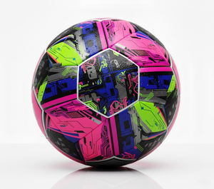 Ballon de football de qualité supérieure pour usage extérieur, OEM/ODM, bicolore, laminé, pour entraînement et jeux sportifs de loisirs - Product Image 4