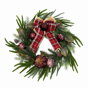 Handmade Grinalda De Natal e Garland Balls Frente Porta Janela Pendurado Ornamento Set Xmas Tree Decor para Navidad - Product Image 6