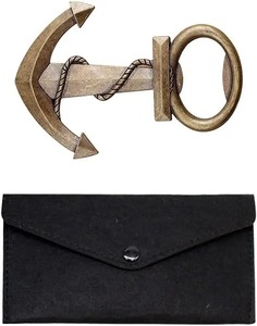 ที่เปิดขวดทองเหลืองรูปสมอเรือโบราณสำหรับห้องครัวและบาร์ - Product Image 2